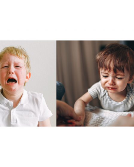 2-year-old child's tantrums