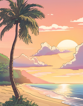 Tropical Wall art 1