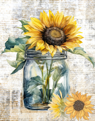 Sunflower Wall art 3