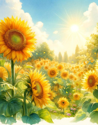 Sunflower Wall art 8